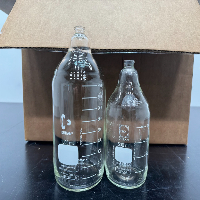 Lot of Glass Reagent Bottle Quantity 14 image 2